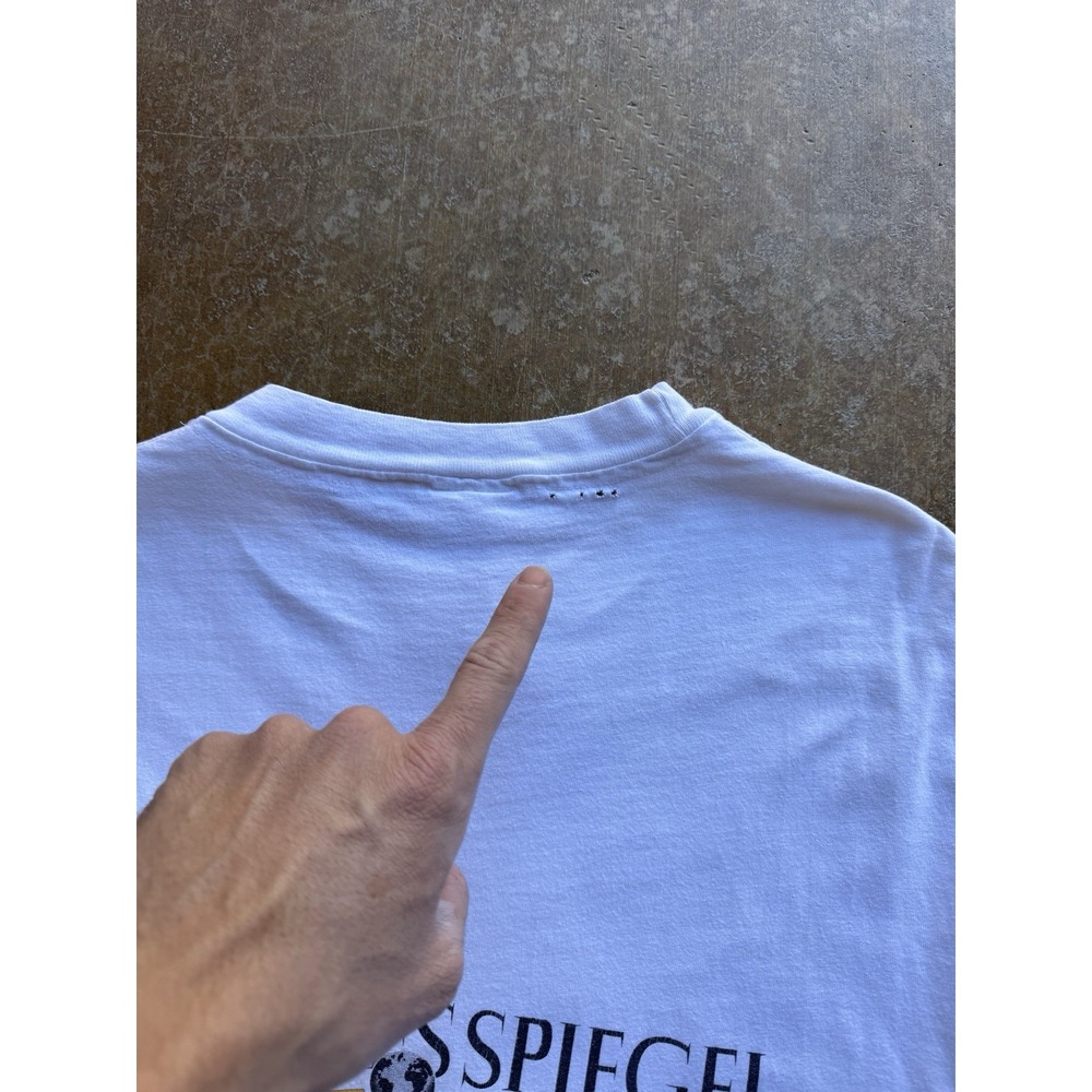VTG 90s Der Tagesspiegel German Daily Newspaper Promo Berlin T-Shirt XL - Picture 6 of 8